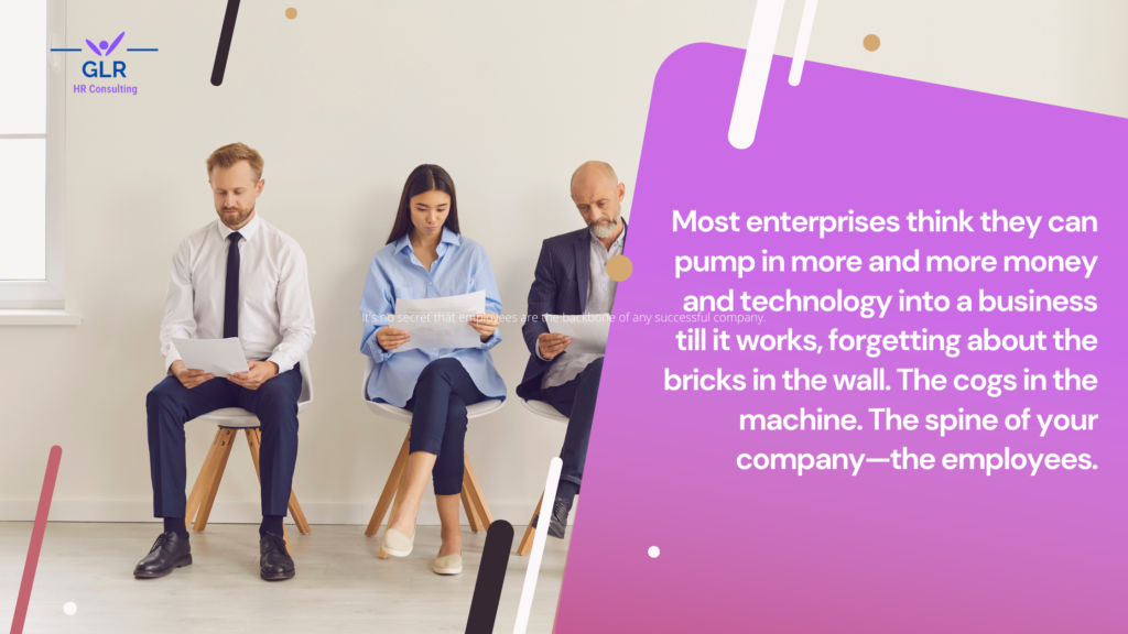 Most enterprises think they can pump in more and more money and technology into a business till it works, forgetting about the bricks in the wall.
